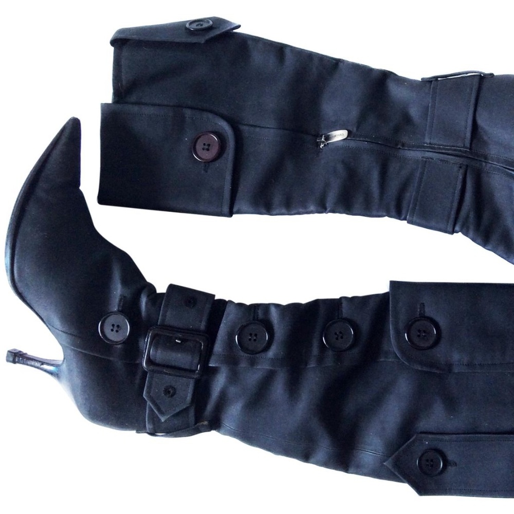 Sergio Rossi Black Boots Size 6.5